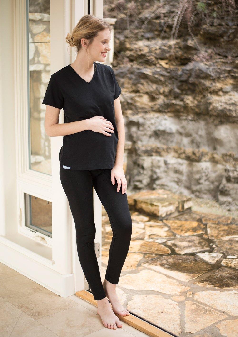Stylish, lightweight and breathable. Trendy v-neck maternity tee creates a protective shield against wireless radiation. Belly Tees are highly effective at reducing exposure to EMF radiation. Belly Armor | Lacy Camisole with Radiation Shielding Fabric BellyArmor