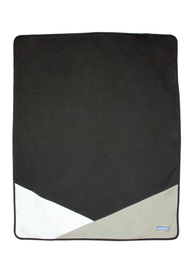 EMF Protection 100% Cotton Belly Blanket - Mountain Charcoal | Belly Armor