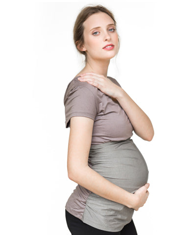 Rouched Tee - Side View