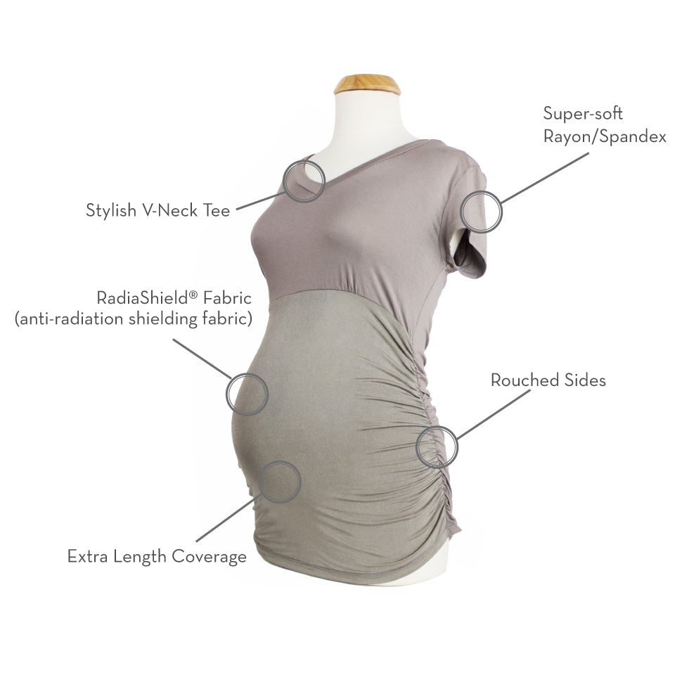Diagram of Rouched Tee attributes