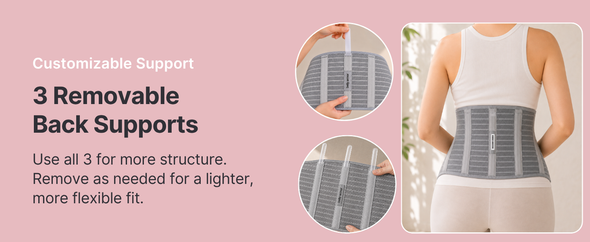 Belly Armor Maternity Support Belt – Pregnancy Belly Band for Back & Belly Support — Customizable Lower-Back Support