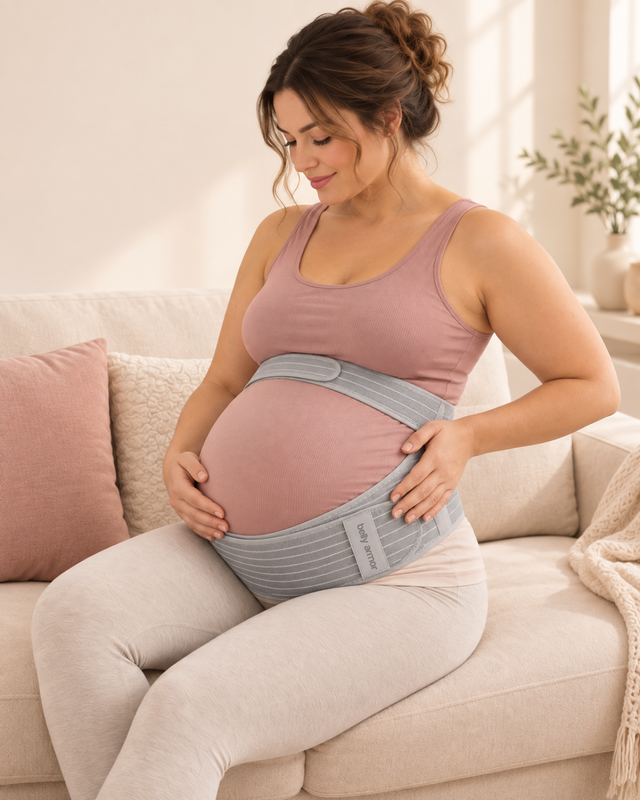 Belly Armor Maternity Support Belt – Pregnancy Belly Band for Back & Belly Support
