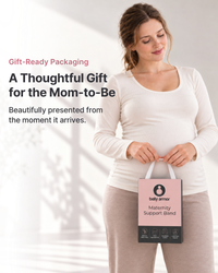 Belly Armor pregnancy belly band in gift-ready packaging for a baby shower or mom-to-be gift

