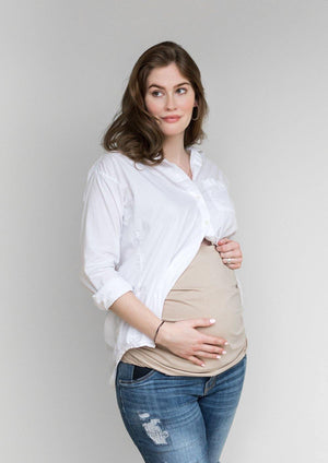 Belly Band with RadiaShield® Fabric creates a comfortable, protective shield against wireless radiation. These maternity bands are perfect for expecting mothers who prefer less snugness around their belly and a looser fit. Belly Armor | Belly Band with RadiaShield® | Reduces Exposure to EMF