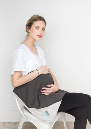 Belly Blanket is soft, lightweight and stylish. Simply drape Belly Blanket over your baby bump to create a soft, protective shield against wireless radiation from cell phones, laptops and other smart devices. Belly Armor | Belly Blanket Chic with RadiaShield® Fabric | Maternity